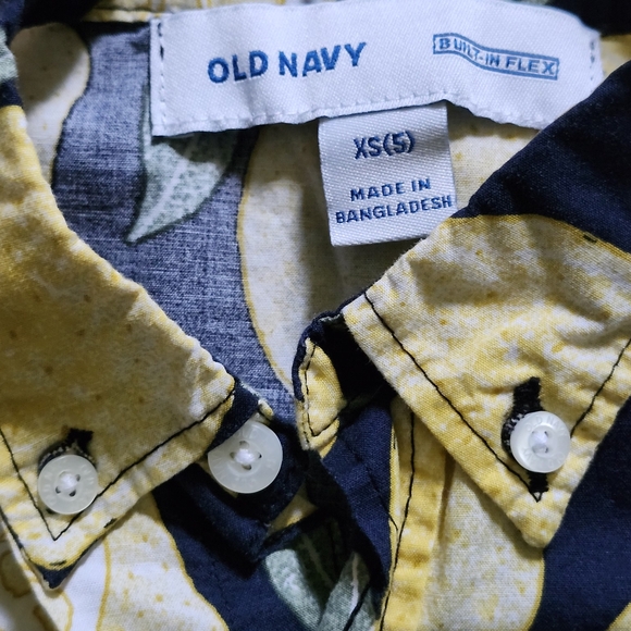 Kids' Lemon Print, Olive, and Polka Dot Shirts Set - Picture 2 of 4